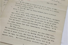 Correspondence About 1923 School Cricket Match 'Scuffle' And T. H. Cotton