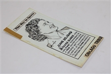1964 Original Pen And Ink Drawing Of Louise Suggs by Hollreiser 