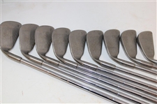 Rocco Mediate's Personal Match Used Stamped PING Eye-2 1-9 Iron Set