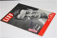 Joe DiMaggio Signed August 1949 Life Magazine JSA ALOA