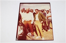 Jack Nicklaus Original Lester Nehamkin Photos & Negatives w/ Articles & 1980 U. S. Open Press Badge