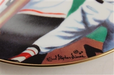 Ted Williams Signed 1987 Ltd Ed Ted Williams Plate #537/3000 JSA ALOA