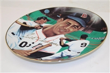 Ted Williams Signed 1987 Ltd Ed Ted Williams Plate #537/3000 JSA ALOA