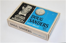 Doug Sanders Signed Photo w/Dozen Golf Balls & Celebrity Classic Caddy Bib JSA ALOA