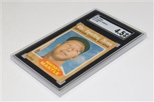 1962 Topps #471 Mickey Mantle All-Star Card SGC VG-EX 4.5 #5000580