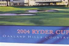 2004 Ryder Cup At Oakland Hills Poster