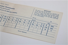1978 US Amateur Championship at Plainfield Official Scorecard - John Cook Winner