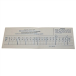1978 US Amateur Championship at Plainfield Official Scorecard - John Cook Winner
