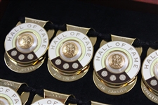 Fifteen (15) Hall Of Fame Member Commemorative Money Clips in Display Case