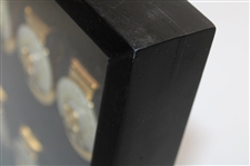 Six (6) Hall Of Fame Member Commemorative Money Clips in Display Case