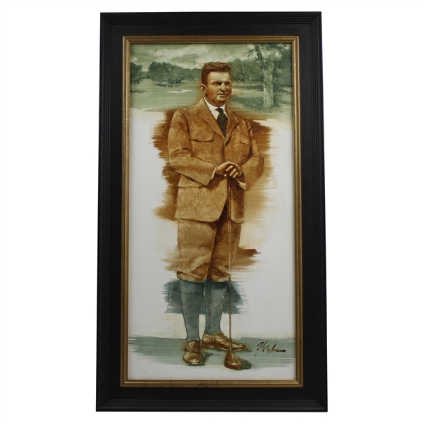Original Architect William Flynn Cherry Hills CC Oil Painting Signed by Artist Robert Fletcher - Framed