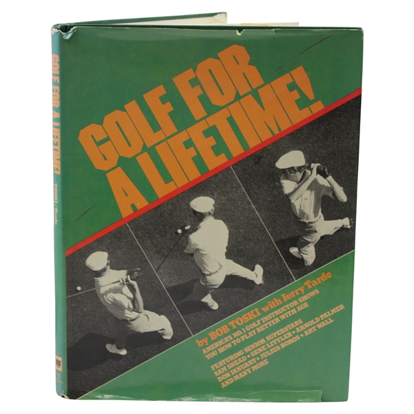 Bob Toski Signed 1981 1st Ed Golf For A Lifetime Book JSA ALOA