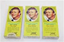 Action Viewer w/Three (3) Arnold Palmer Action Cartridges & (3) Pro Sports Films Dealer Stickers