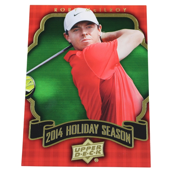 2014 Upper Deck Rory Mcilroy Holiday Season Oversize Card