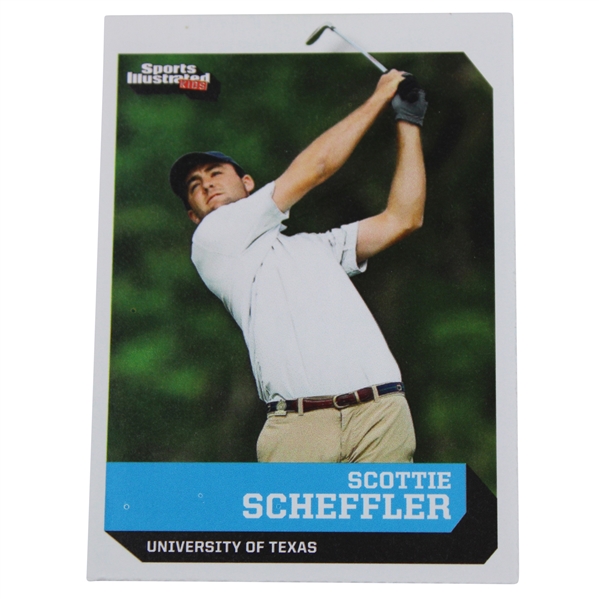 Scottie Scheffler Sports Illustrated For Kids Rookie Card #640