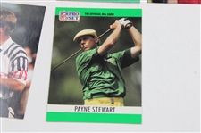 2013 UD Tour Gear Couples & Stewart Dual Patch w/1990 NFL, 1991 Proline Portraits & 1990-1992 Pro Set Cards