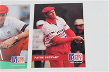 2013 UD Tour Gear Couples & Stewart Dual Patch w/1990 NFL, 1991 Proline Portraits & 1990-1992 Pro Set Cards