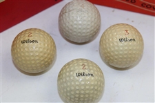 Wilson Gene Sarazen Autograph Golf Ball Box, Gene Sarazen Medalist Wilson Golf Ball Box & (4) Golf Balls