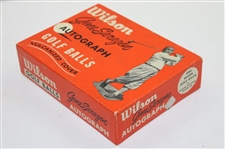 Wilson Gene Sarazen Autograph Golf Ball Box, Gene Sarazen Medalist Wilson Golf Ball Box & (4) Golf Balls