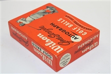 Wilson Gene Sarazen Autograph Golf Ball Box, Gene Sarazen Medalist Wilson Golf Ball Box & (4) Golf Balls