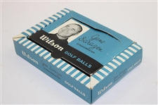 Wilson Sarazen Squire, Gene Sarazen Tournament , Gene Sarazen Strokemaster Golf Ball Boxes & (3) Golf Balls