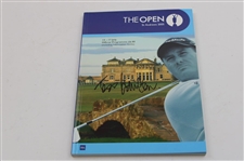 Els, Curtis, Hamilton & Two (2) Harrington Signed The Open/PGA at Royal St. Georges Program JSA ALOA