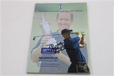 Els, Curtis, Hamilton & Two (2) Harrington Signed The Open/PGA at Royal St. Georges Program JSA ALOA