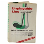 1965 Unplayable Lies Signed By Author Fred Corcoran