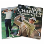 Bob Charles Signed Left Handers Golf Book with New Edition Book JSA ALOA