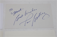 Fifteen (15) LPGA Tour Legends Signed Cuts JSA ALOA