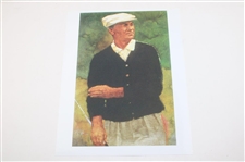 Ben Hogan Signed Cut with Ben Hogan Print JSA ALOA