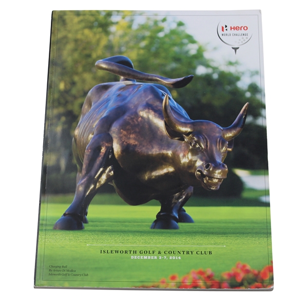 Multi-Signed 2014 Hero World Challenge at Isleworth Program JSA ALOA