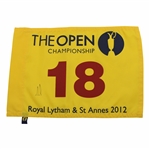 Ernie Els Signed 2012 Open Championship at Royal Lytham & St. Annes Flag JSA ALOA