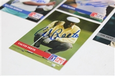 Lee Elder, Calvin Peete, Jim Dent & Walter Morgan Signed Pro Set Golf Cards JSA ALOA