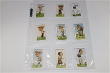 W. A. & A. C. Churchman 1989 Reprint Prominent Golfers Series of Fifty (50) Cards