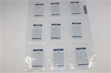 W. A. & A. C. Churchman 1989 Reprint Prominent Golfers Series of Fifty (50) Cards