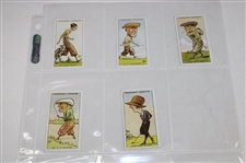 W. A. & A. C. Churchman 1989 Reprint Prominent Golfers Series of Fifty (50) Cards