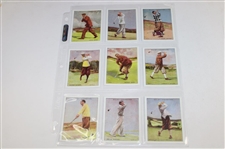 1989 Wills For Quality Famous Golfers Set of 25 & WA & AC Churchman Prominent Golfers Series of 12 Cards