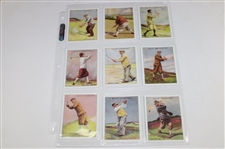 1989 Wills For Quality Famous Golfers Set of 25 & WA & AC Churchman Prominent Golfers Series of 12 Cards