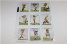 1989 Wills For Quality Famous Golfers Set of 25 & WA & AC Churchman Prominent Golfers Series of 12 Cards
