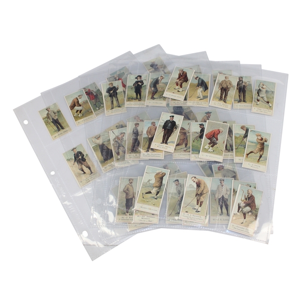 Set of Fifty (50) Copes Tobacco Copes Golfers Cards - A Nostalgic Reprint