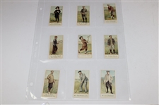Set of Fifty (50) Copes Tobacco Copes Golfers Cards - A Nostalgic Reprint