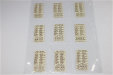 Set of Fifty (50) Copes Tobacco Copes Golfers Cards - A Nostalgic Reprint