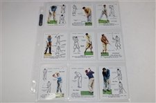 Fifty (50) John Player & Sons Cigarette Golf Cards