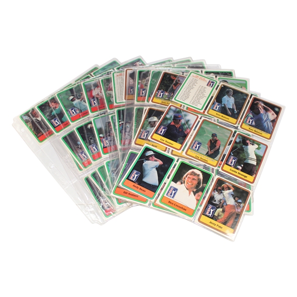 One-Hundred Thirty (130) PGA Tour Cards - 1981 & 1982 Donruss Golf