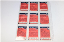 One-Hundred Thirty (130) PGA Tour Cards - 1981 & 1982 Donruss Golf