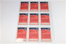 One-Hundred Thirty (130) PGA Tour Cards - 1981 & 1982 Donruss Golf