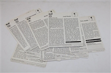 Seventy-Seven (77) Italian Sportscaster Oversize Cards From 1978-79
