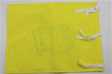 Jack Nicklaus & Gary Player Signed Undated Masters Flag w/Years Won JSA ALOA