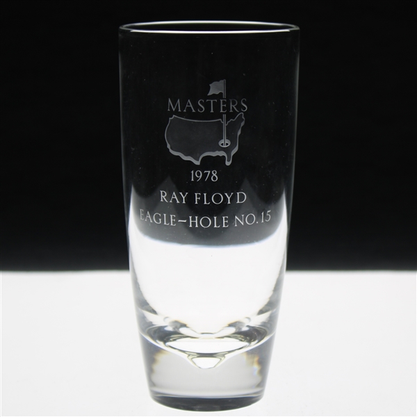 Ray Floyds 1978 Masters Tournament Hole No. 15 Steuben Crystal Eagle Glass